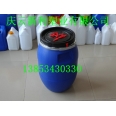 25L蘭色化工塑料桶，25升包箍塑料桶，25公斤塑料桶新利塑業(yè)生產(chǎn).